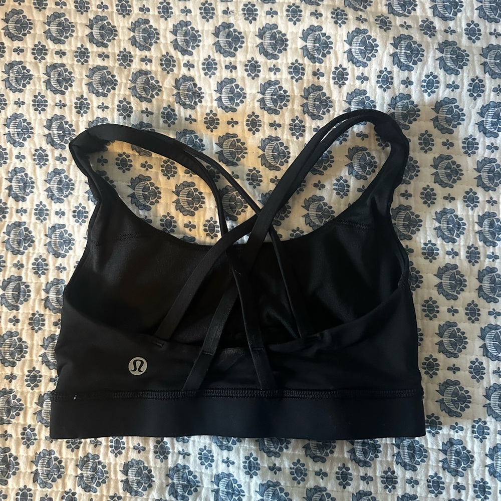 lululemon athletica Black Strappy Sports Bra